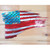 36" Decorative Metal Art - Customizable Tattered Flag