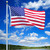 18-Foot White Titan Steel Flagpole with 3-Feet x 5-Feet Flag