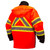 Custom Pyramex RCP32 Type R Class 3 High-Vis Waterproof Quilt Lined Jacket with X-Back - High Vis Orange