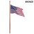 Residential Super Tough 20ft Flagpole (Bronze, Silver or White)