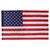 USA 2.5ft x 4ft Nylon Flag with Pole Hem Only -Banner