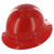 Red Fibre Metal SuperEight Full Brim Hard Hat with Ratchet Suspension