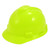 High Vis Yellow-Green MSA V-Gard Fas-Trac III 4-Point Ratchet Slotted Protective Cap