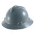 Gray MSA V-Gard Full Brim Hard Hat with Fas-Trac III Suspension