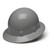 gray Pyramex Hard Hat 4 Point Ratchet - Full Brim - Sleek