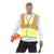 High Vis Yellow OccuNomix ANSI Class 2 Economy Two-Tone Safety Vest - ECO-GC2T