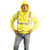 Custom OccuNomix Type R Class 2 High-Vis Lightweight Zip Hoodie - LUX-SWTLHZ