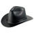 Black Vulcan Cowboy Hard Hat - Regular Suspension