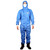 3M Hooded Protective Coverall with Wide Elastic Wrist and Ankle Cuffs 4532+: Size Large