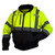 High Vis Lime Green Pyramex Class 3 Weatherproof Fleece Lined Jacket - RJ3110