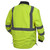 Pyramex RJR34 Type R Class 3 High-Vis 4-in-1 Jacket - High Vis Lime Green