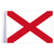 Alabama Motorcycle Flag - 6" x 9"