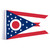 Ohio Motorcycle Flag - 6" x 9"