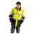 High Vis Yellow OccuNomix Class 3 High-Vis Premium Insulated Cold Weather Parka - LUX-TJCW