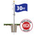 30-Ft. Hurricane Series ECH30 External Halyard Flagpole