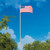 40-Ft. Hurricane Series ECH40 External Halyard Flagpole