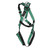 MSA V-FORM Safety Harness with Back D-Ring and Qwik-Fit Leg Straps