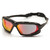 Red Mirror Pyramex Highlander Plus Anti-Fog Lens Safety Glasses