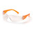 Pyramex Mini Intruder Safety Glasses - Clear Lens - Assorted Temple Colors - Case of 12
