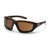 Bronze Carhartt Carthage Interchangeable Temple Anti-Fog Safety Glasses