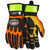 MCR Safety HV100 High-Vis Kevlar Padded Work Gloves - Single Pair