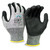 Pyramex GL604C5 CorXcel Gray A4 Cut Sandy Nitrile Dipped Gloves - Single Pair