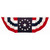 Patriotic Pleated Fan Bunting- Nylon