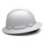 Pyramex Ridgeline Full Brim Hard Hat 4-Point Ratchet Suspension - HP54116 - Matte White Graphite