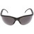 MCR Klondike KD1 Series Safety Glasses - Black Frame - Gray Lens