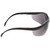 MCR Klondike KD1 Series Safety Glasses - Black Frame - Gray Lens