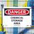 Danger Chemical Storage Area, 7x10 Rigid Plastic Sign