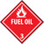 Fuel Oil 3, 10.75 x 10.75, Pressure Sensitive Vinyl Placard