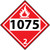 1075 2 DOT Placard Sign - 10.75" x 10.75" - DL42BP