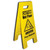 No Entry Restroom Closed English Only 10.75x24.625, Heavy Duty Floor Sign