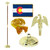 Colorado 3ft x 5ft Flag - Super Tough - Base, Flagpole, and Tassel