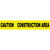 Caution Construction Area, 3" x 1000', Barricade Tape