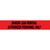 Danger Lead Removal Authorized Personnel Only, 3 mil 3"x1000', Barricade Tape