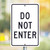 Do Not Enter, 18x12, .040 Aluminum Sign