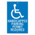 Handicapped Parking Permit Required, 18x12 Sign