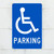 Parking, Handicapped Symbol, 18x12, .040 Aluminum Sign