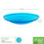 14-in. Teal Crackle Glass Bowl Bird Bath