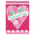 Valentine Garden Flag - Hearts & Flowers - 12.5in x 18in
