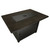 The Marc - 40 x 28 Rectangular Gas Outdoor Fire Pit - Black