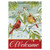 Carson Winter Garden Flag - Cardinals in Snow