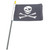 Pirate (Jolly Roger) Flag 4x6 inch hand flag