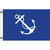 US YACHT PORT CAPTAIN 12in x 18in Flag