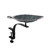 12.5" Aspen Leaf Birdbath in Brass and Verdi Patina with Rail Mount Bracket