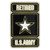 US Army Retired Lapel Pin - 1" x 5/8"