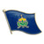 Vermont Flag Lapel Pin - 3/4" x 1/2"
