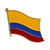 Colombia Lapel Pin - 3/4" x 1/2"